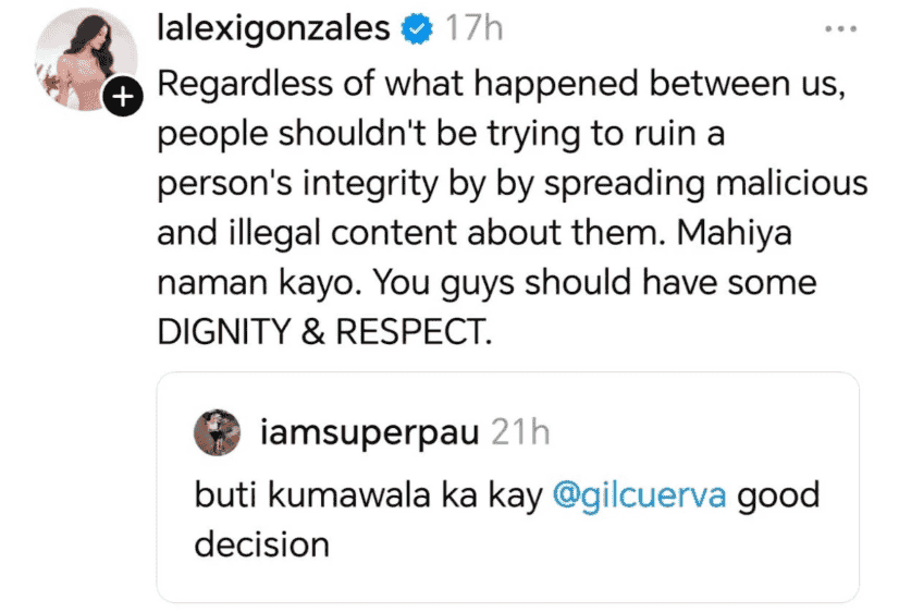 Lexi Gonzales Scandal Issue